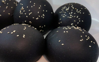 FOCACCINE AL NERO DI SEPPIA IMPASTO BASE