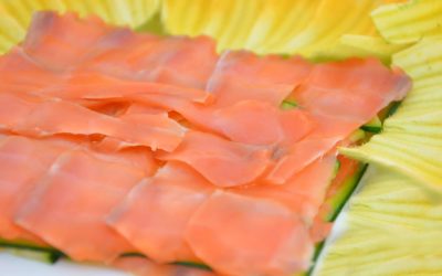MULTISTRATO DI SALMONE AFFUMICATO E ZUCCHINE
