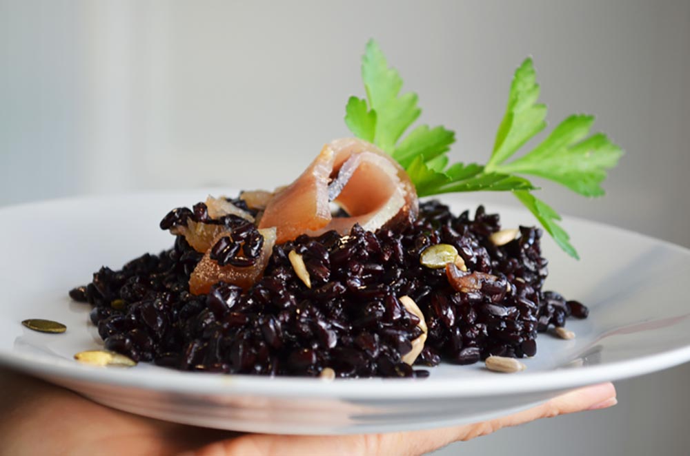 Ricetta Riso nerone con tonno