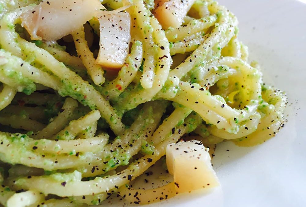 Ricetta pasta con la ricciola