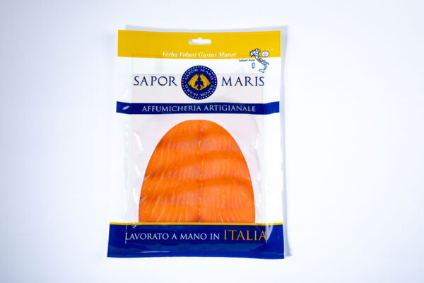 Salmone norvegese affumicato biologico