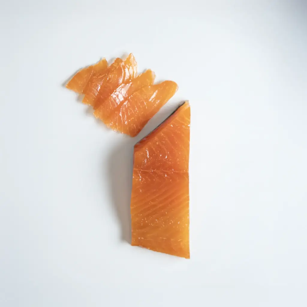 Salmone norvegese trancio affumicato